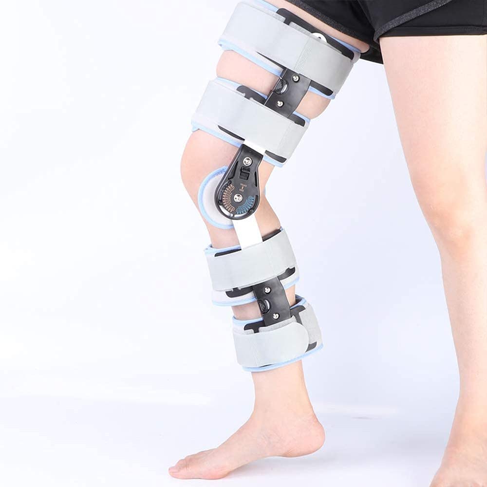 Rodilleras Ortopedicas Ligamentos, Soporte de Rodilla, Ortesis de Rodilla Regulable con Bisagras para ACL/PCL/Menisco/Ligamento/Lesiones Deportivas, Reduce El Dolor de Rodilla O Artrosis