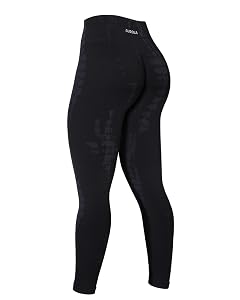 AUROLA Serpent Snake Seamless Scrunch Workout Leggings for Women Girls Squat Proof Ribbed Thick Active Gym Pants