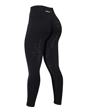 AUROLA Serpent Snake Seamless Scrunch Workout Leggings for Women Girls Squat Proof Ribbed Thick Active Gym Pants