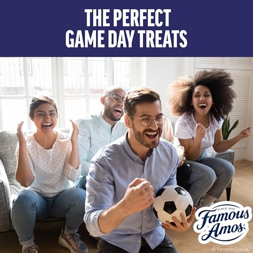 Famous Amos Classic Chocolate Chip Cookies, Bite-Size Cookies, Great for Sharing, 9 oz Resealable Bag