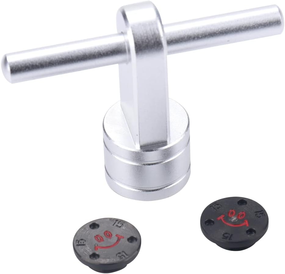 Golf 3-Prong Wrench Tool with Weights Screws for Taylormade TP Collection & Spider Mini Putter (Silver)