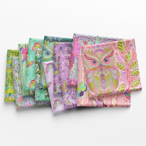 Full Moon Forest II Fat Quarter Bundle (12 Pieces) by Tula Pink for FreeSpirit by Freespirit Fabrics - Image 2