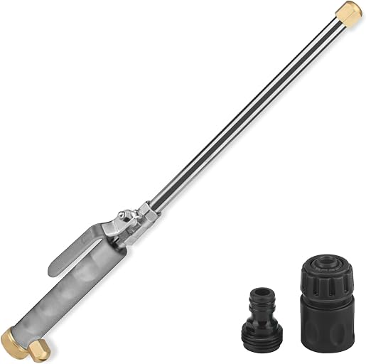 High Pressure Power Washer Wand, Hydro Jet Nozzle for Garden Hose