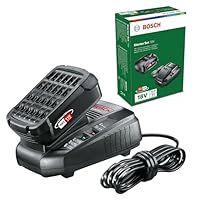 Bosch 18V 2.5 Ah Li-ion Battery & Fast Charger Starter Set 18 V Power for All (DIY Green Home and Garden Tools)