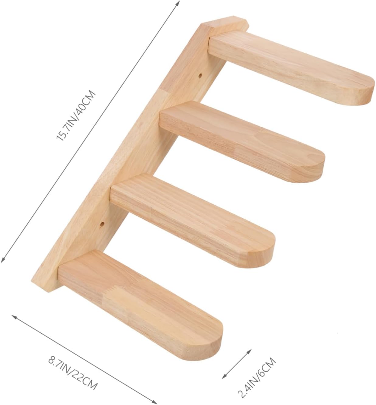 Wooden Cat Wall Steps Solid Wood Indoor Climbing Platform for Cats and Kittens Wall Mounted Pet Supply Shelf for Safe Territory Observation and Saving Play