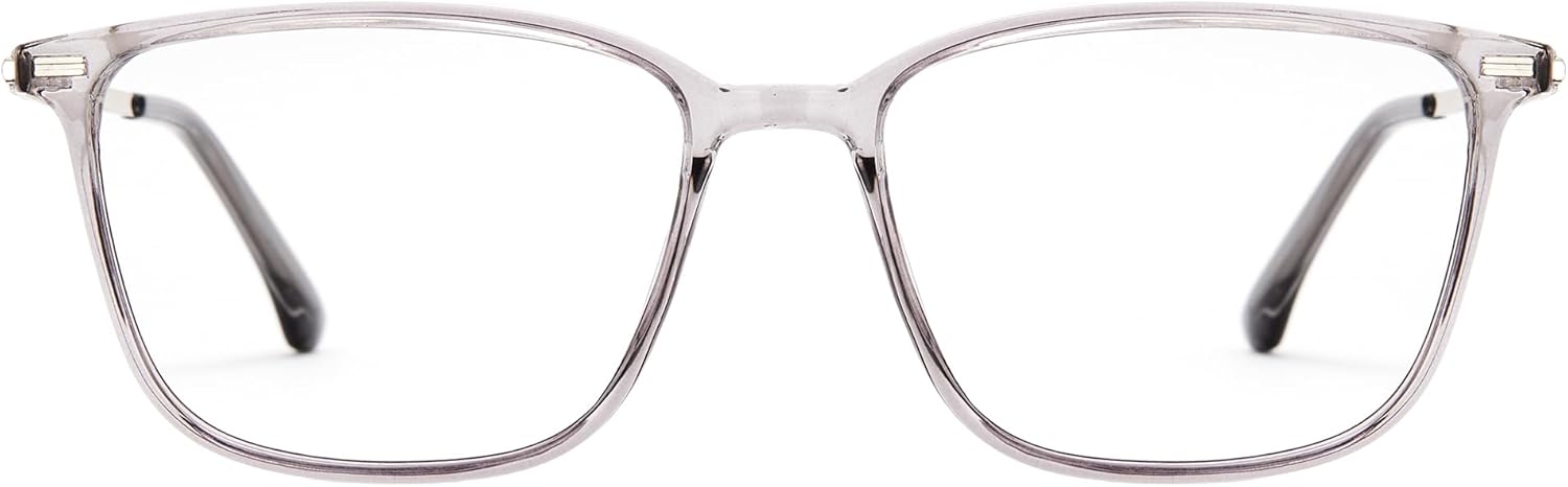 Cyxus Blue Light Blocking Glasses Photochromic Men Square Computer Gaming UV400 Protection 8208iT43