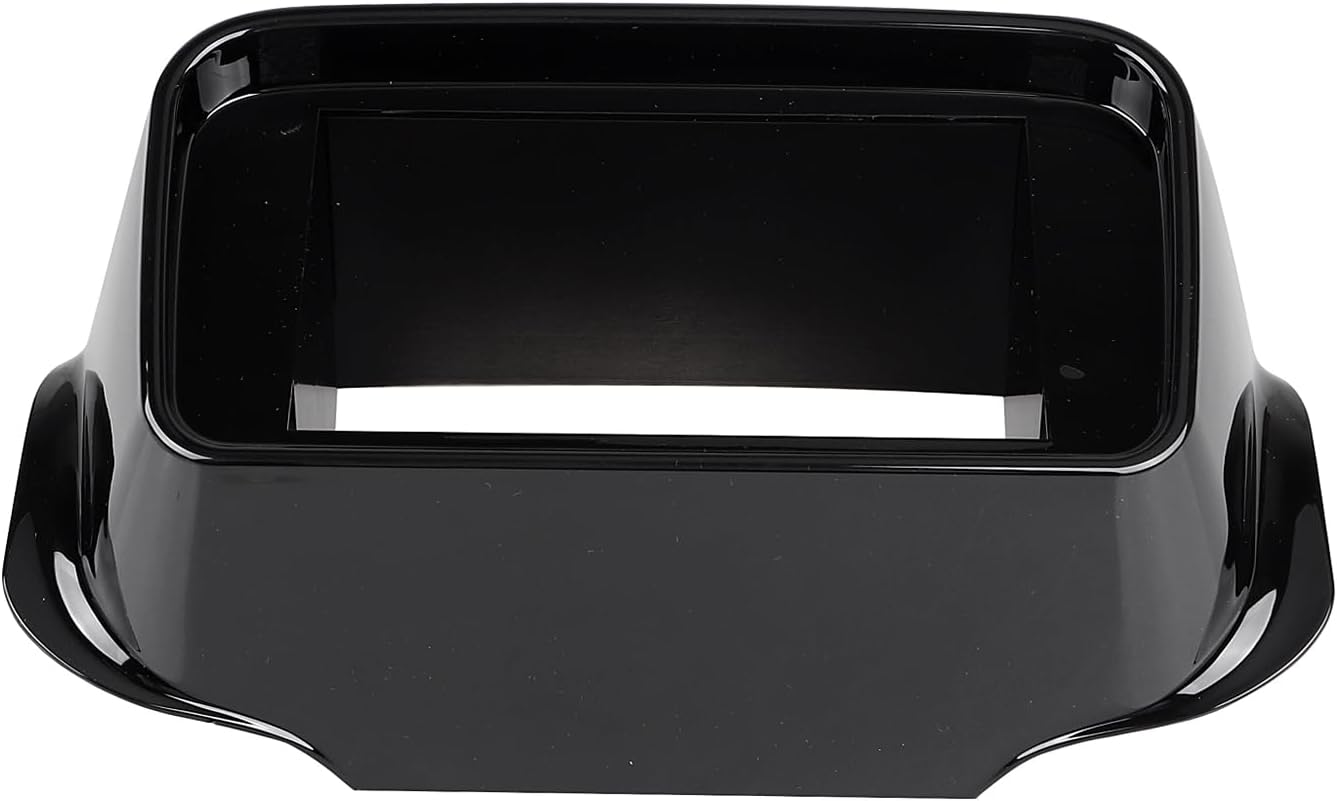 Black Radio Stereo Double DIN Adapter Fit For Harley Road Glide Ultra FLTRU/Custom FLTRX/CVO Ultra FLTRUSE/FLTR/EFI FLTRI/Anniversary FLTR 1998-2013