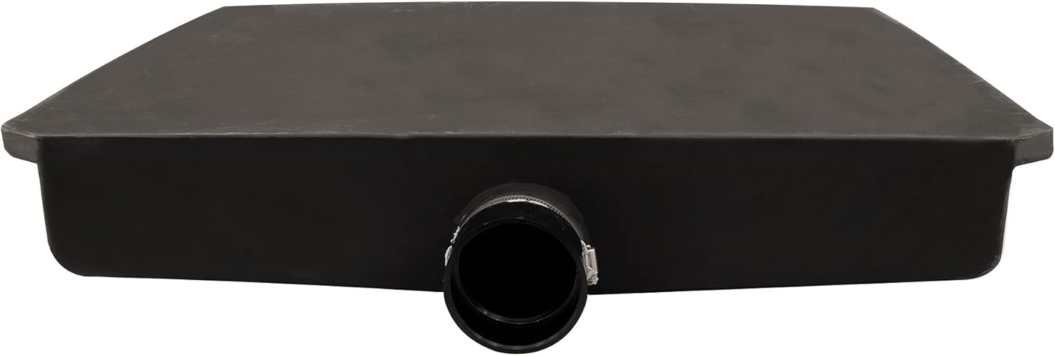 RecPro RV Black Water Tank 32" x 32" x 5 | 32325 | RV Waste Water Tank | 17 Gallon Capacity (Tank with Fittings Kit) | Made in America