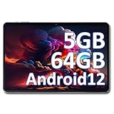 OSCAL Tablet 10 Zoll, 5GB+64GB/ 512GB TF Android 12 Tablet 6580mAh Akku, Quad-Core, HD+ IPS Display, 5MP Kamera, 2.4G WiFi Tablet, Bluetooth 4.1, Google GMS Certified, OTG