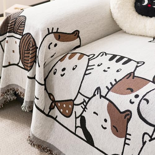 Housse de canapé en chenille réversible de qualité supérieure et lavable - 4
