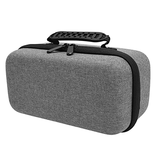 Projector Bag Electronics Organizer Travel Case EVA Durable Waterproof Shakeproof Projector Carrying Case for Capsule 3 Laser 1080P Water Resistant Cable Organizer Bag Grey