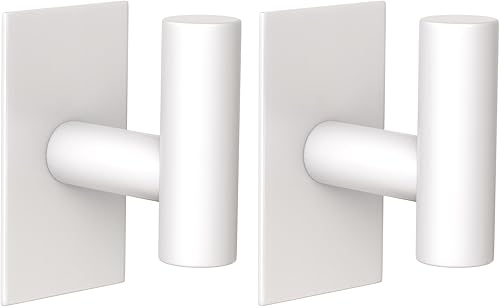 Miniatura 10 de VAEHOLD Ganchos adhesivos, ganchos resistentes para toallas de pared de acero inoxidable para colgar abrigos, sombreros, toallas, batas, llaves,