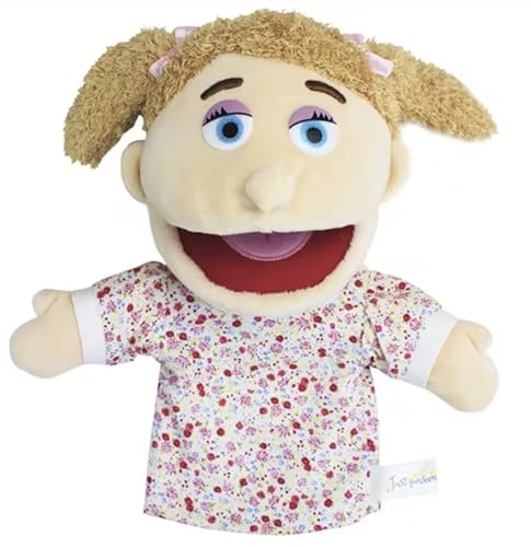 Image of Hand Puppets White Family Puppets for Kids, Interactive Toys for Boys Girls, Plush Family Stuffed Animal Story Toys Gifts for 3-6 Year Old Boy (Sister)