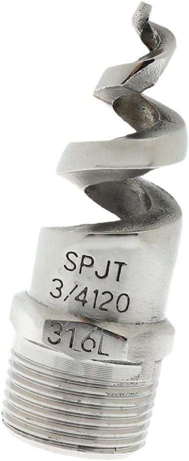 3/4 "Stainless Steel Spiral Cone Atomizing Nozzle to Remove Industrial Dust