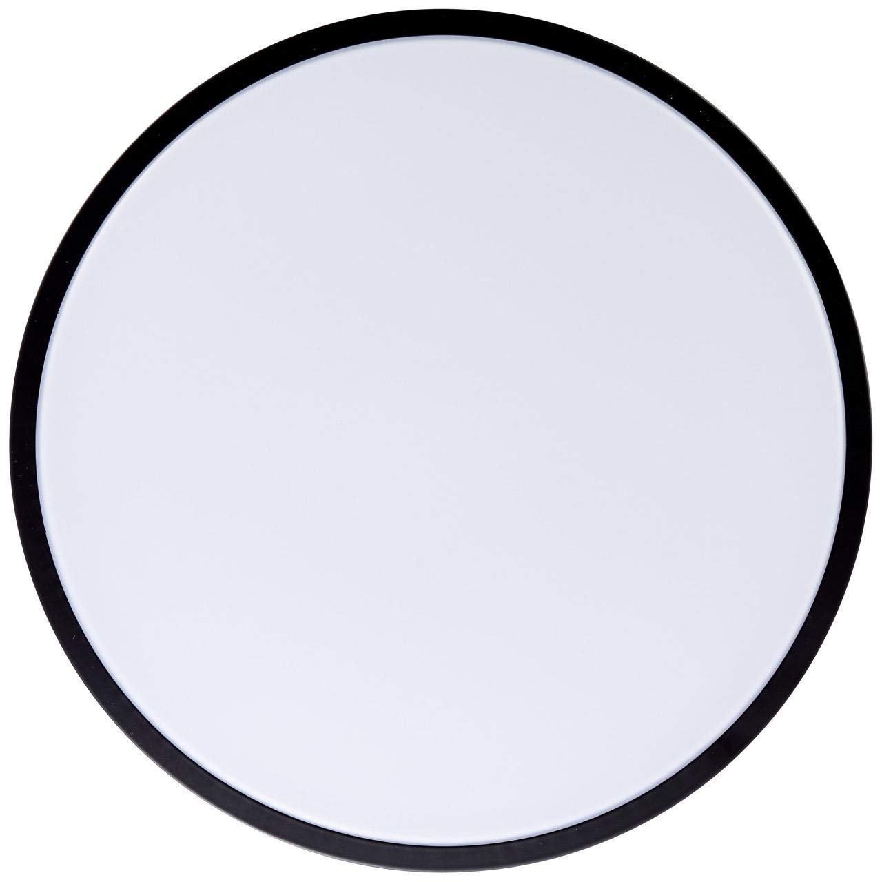 BRILLIANT lámpara Slimline Plafón LED 33cm blanco/negro | 1x 12W LED integrado, (800lm, 3000K) | Escala A ++ a E | Ahorro de energía y durabilidad gracias al uso de LED