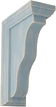 Ekena Millwork BKTWD02X05X07HABU Soporte de decoración Vintage, Driftwood Azul, 2 1/4"W x 5"D x 7"H