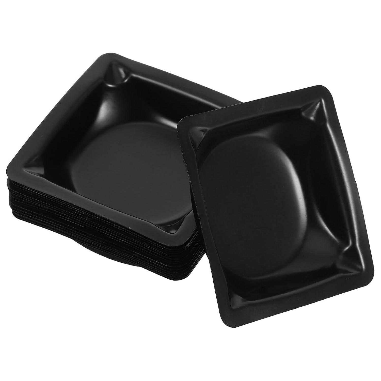 SMASOLO 20PCS Lab Weighing Boats for Precise Powder and Liquid Measurement Reusable Plastic Weighing Dishes with Flexible Design for Easy Transfer Accurate Chemistry and Pharmaceutical