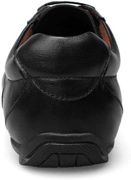 WENJHEN Man Casual Leather Shoes Lace up Business Shoes