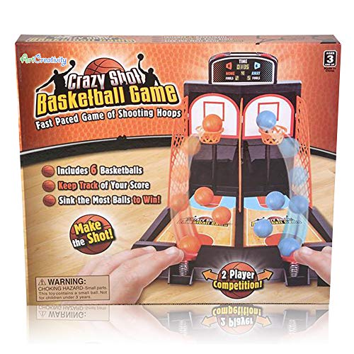 Artcreativity Desktop Arcade Basketball Game, Tabletop Indoor Basketball Shooting Game For Kids And Adults, Desk Games For Office For Adults, Best Gift Idea For Boys And Girls #TOP7