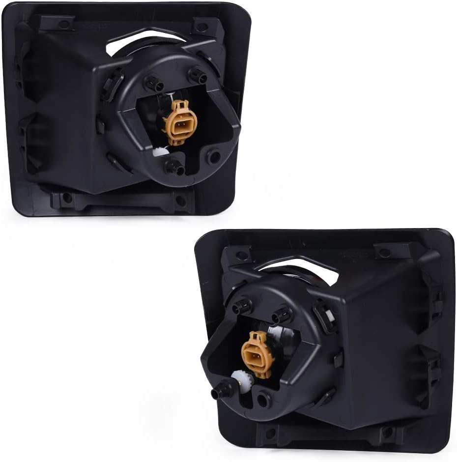 PIT66 Front Bumper Fog Light,Compatible with 2014-2015 GMC Sierra 1500 Driver Fog Lamp Left Driver And Right Passenger Side Clear Lens Fog Lamp Accessories faros antiniebla
