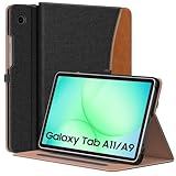 Protection Complète: L'extérieur en cuir PU de qualité supérieure et la doublure en microfibre douce offrent à votre tablette une protection complète pour éviter les chocs, les rayures et les éclaboussures. Notre coque samsung galaxy tab a11 est fabriquée avec des coutures de précision et une attention particulière aux détails afin de garantir une qualité supérieure.