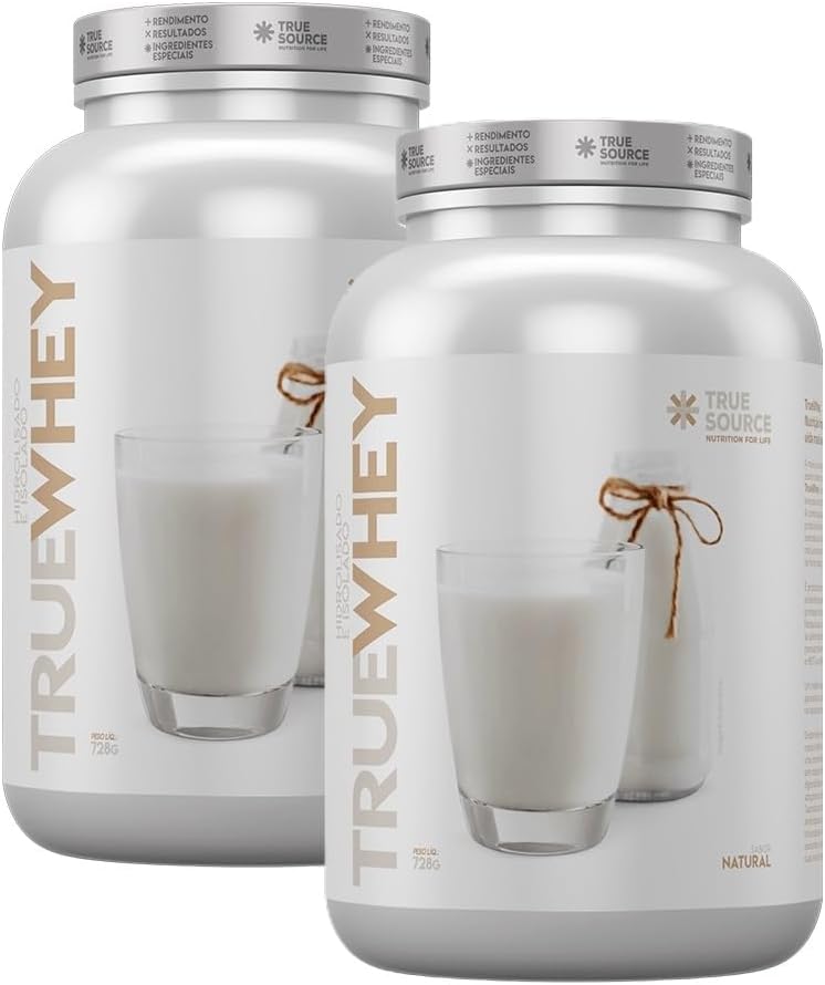 Kit 2X: Proteína True Whey Neutro True Source 728g