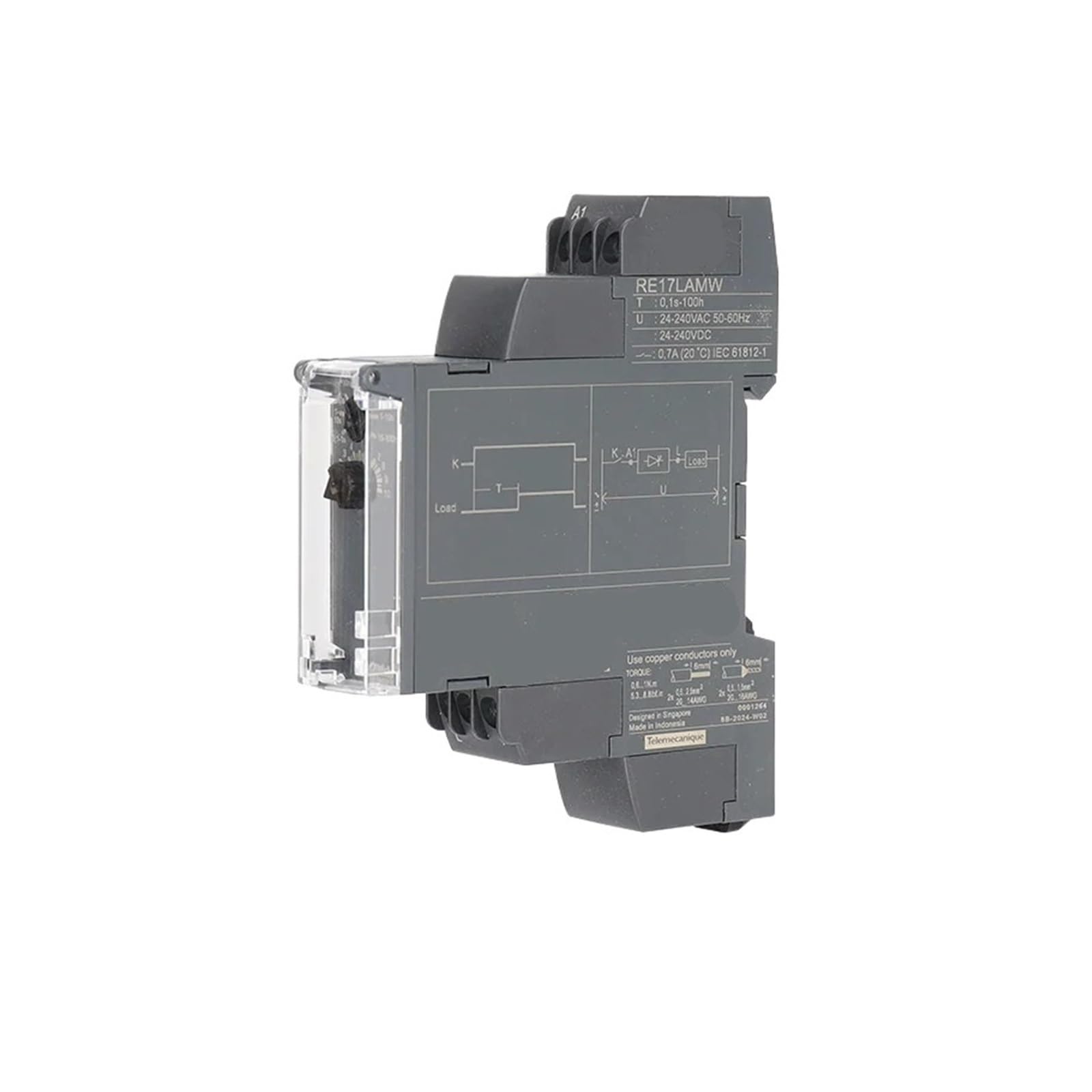 NACODLUL RE17LAMW RE17RAMU RE17RAMU RE17RAMU Compact Time Relays