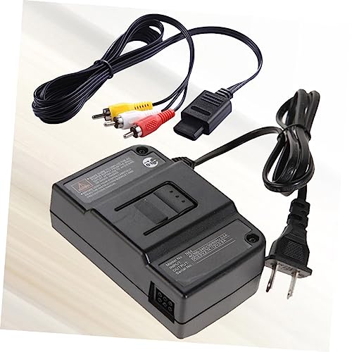 MUSISALY 1 Conjunto De Carregador De Energia Para Adaptador De Energia De Jogo N64 Adaptador De Ener