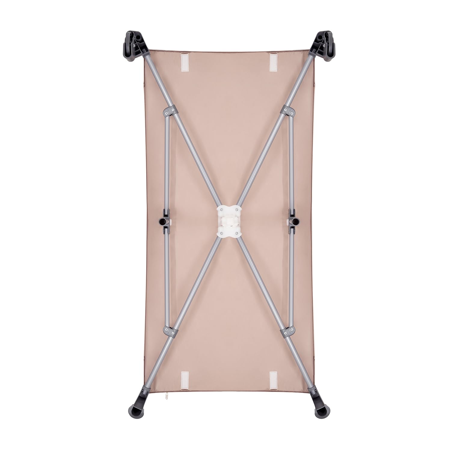 Momi BELOVE lettino da viaggio per bambini fino a 15 kg, 125x65x78 cm, pieghevole 21x23x80 cm, con materassino, 2 ruote e borsa per il trasporto
