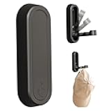 Licsaliwe Folding Wall Hooks, Zinc Alloy Foldable Coat Hooks for Space Saving, Retractable Wall for Hanging Coats, Bags, and Towels, Black