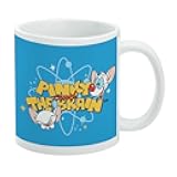 Pinky & The Brain Neutron Ceramic Coffee Mug, Novelty Gift Mugs for Coffee, Tea and Hot Drinks, 11oz, White