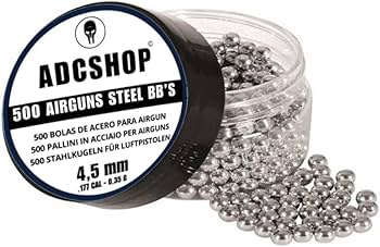 Gamo Piombo BB .177 4,5 Mm – Latta Da 500 Pallini Rotondi Per Pistola E Fucile Ad Aria Compressa