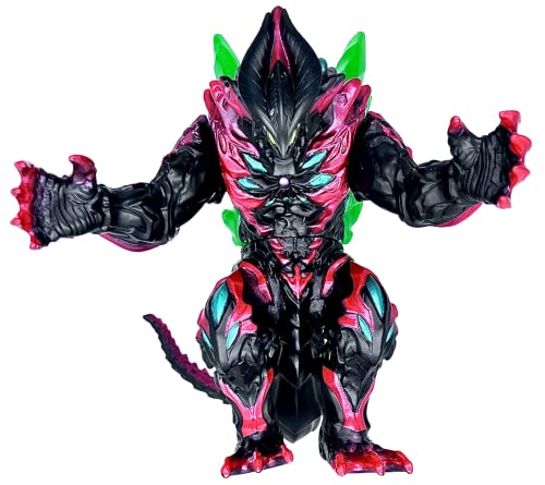 TwCare Ultra Monster EX Arch Belial Action Figure vs Godzilla Toy, 7.9in Tall, 13in Length, Movie Series Movable Joints Soft Vinyl, Travel Bag - Thumbnail 6