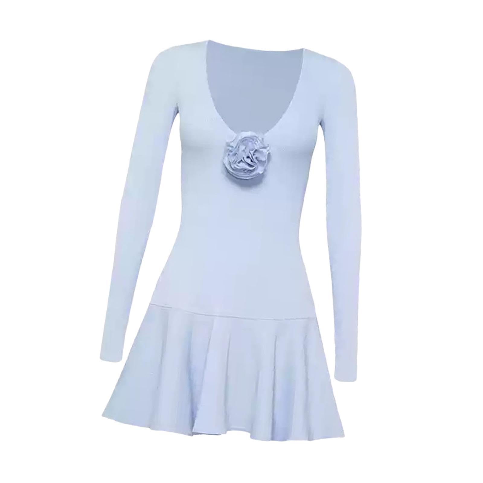 Robe de Tennis Femme Robe de Golf Robe Athlétique Robe D'Entraînement Tissu Coton Soutien- Rembourré Idéale pour Femmes Fitness Sortie Décontract