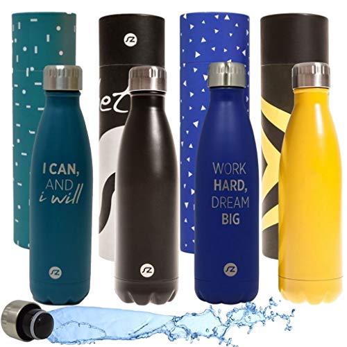 Sternitz Botella de Agua Hydra Acero Inoxidable con Aislamiento al vacio. Mantiene...