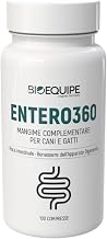 ENTERO360 Lactic Ferments Dogs Probiotics for Dogs Probiotic Itching Relief 24 Billion - Inulin, FOS and Pectins - Helps Bacterial Flora, Stops Soft Stools and Improves Digestion