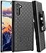 Galaxy Note 10 Case Holster, Oleaders Full Body Belt Clip Holster Shockproof with Kickstand Back Cover Thin Protective Case for Galaxy Note 10 - Black