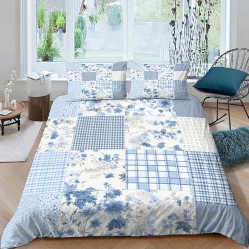 Housse de couette patchwork 3D super king pour sublimer votre chambre