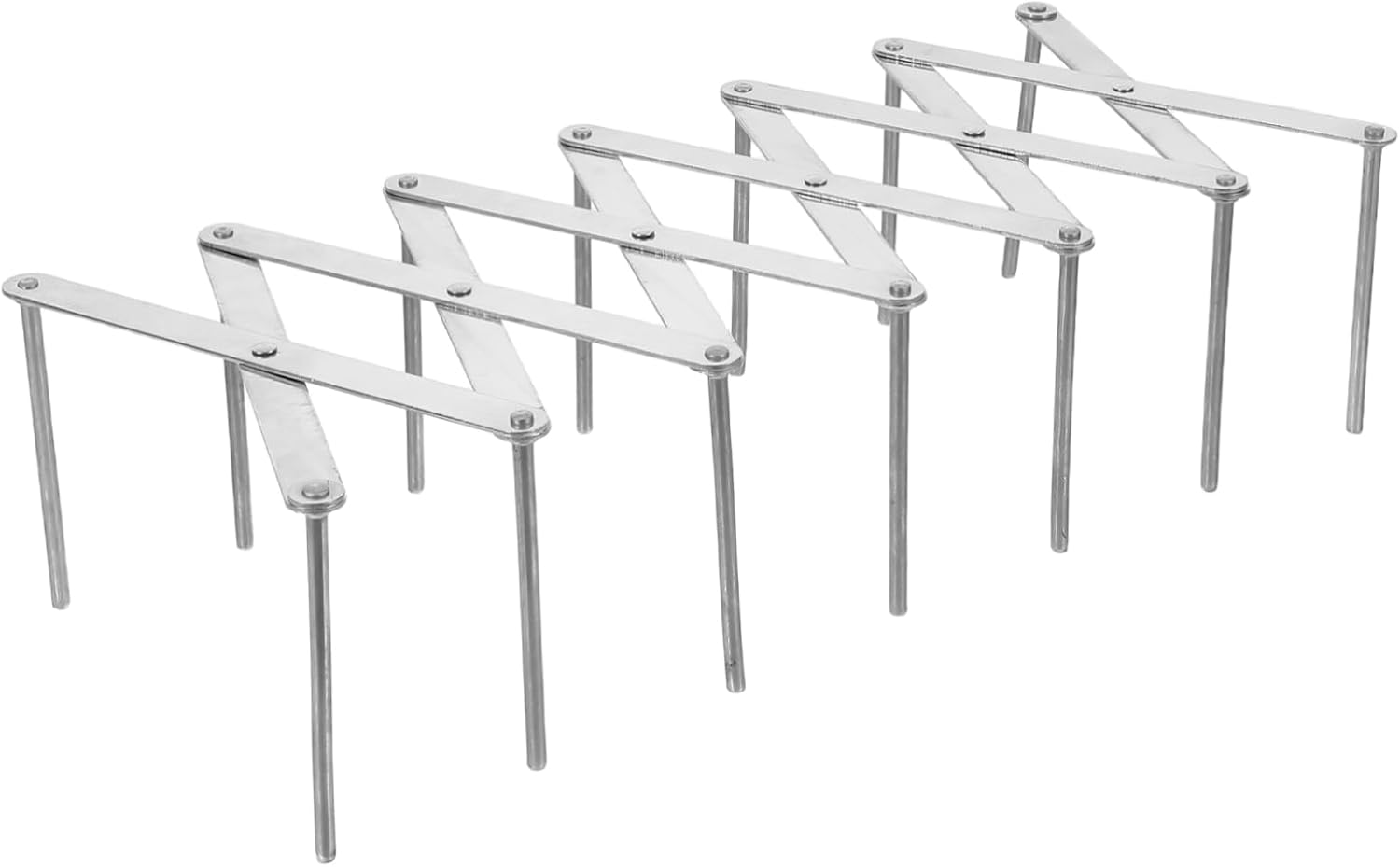 GLEAVI Foldable Pot Lid Organizer Rack Expandable Multi Purpose Kitchen Storage for Efficient Utensil and Accessory Organization