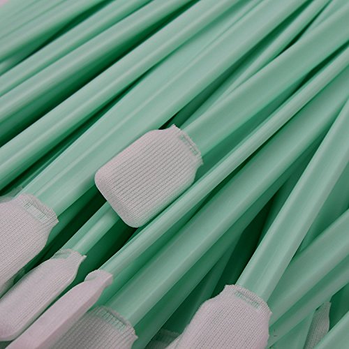 Vanlan 100Pcs 5.1" Polyester Cleaning Swab Sticks For Solvent Format Inkjet Printer Roland Optical Equipment #TOP1
