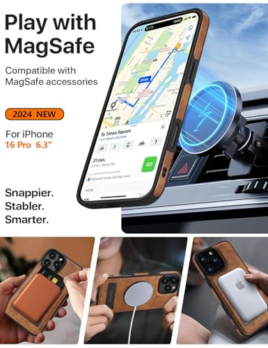 WTCASE Magnetic Kickstand Leather