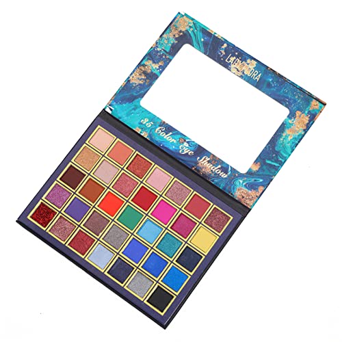 Bonnie Choice 35 Colors Eyeshadow Palette, Spring Summer Colors Makeup Eyeshadow Palette, Professional High Pigmented Matte Glitter Makeup Pallet, Waterproof Long Lasting Colorful Eye Shadow Powder #TOP4