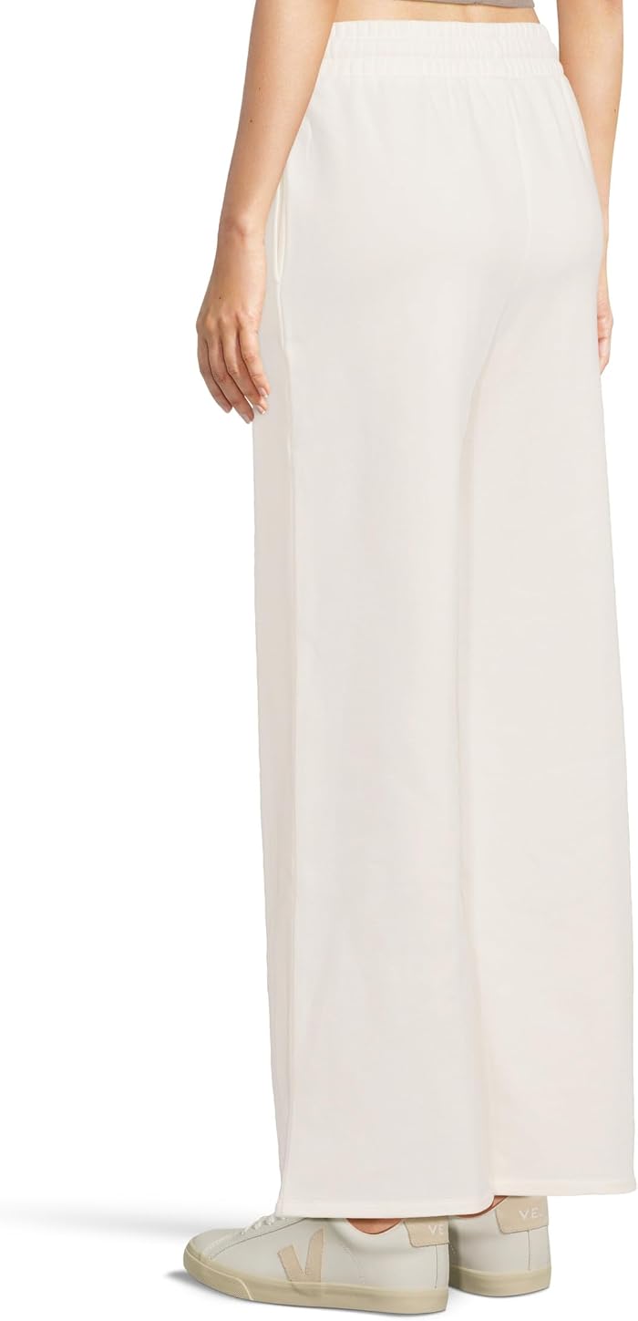 Женские брюки Beyond Yoga Luxefleece Pintuck Wide Leg, цвет: Белый — фото 3
