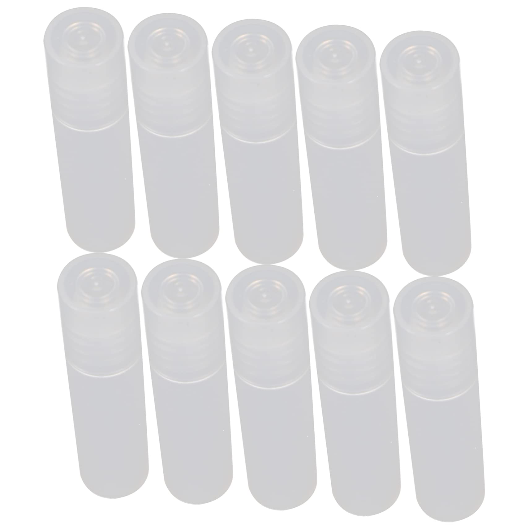minkissy 50piezas Botellas De Perfume Rellenables De Rodillo De Inoxidable Frascos De Viaje Para Esencial Cosméticos y Perfume Cada