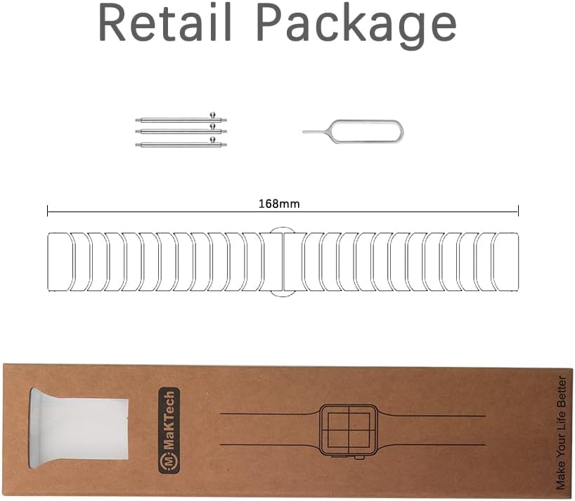 Ceramic Watch Band, Smooth Universal Link Bracelet image 4