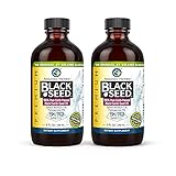 Amazing Herbs Premium Black Seed Oil - Gluten Free, Non GMO, Cold Pressed Nigella Sativa Aids in Digestive Health, Immune Support, Brain Function - 8 Fl Oz (Pack of 2)