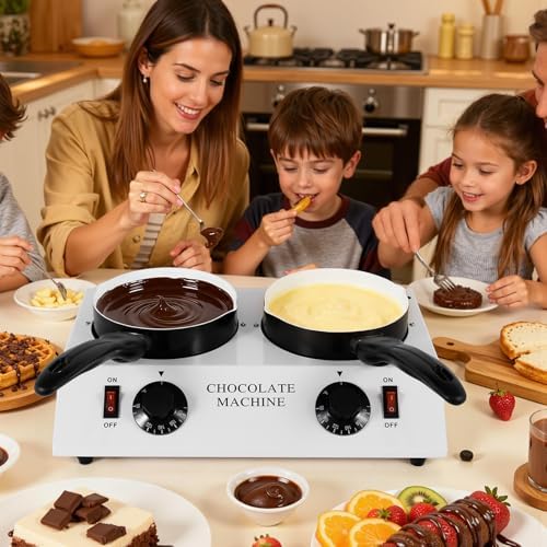 Dyna-Living Chocolate Melting Pot Dual-Pot Chocolate Tempering Machine — view 5