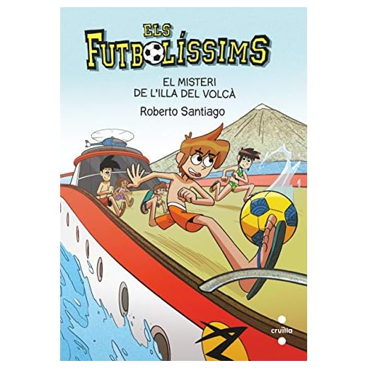 El misteri de l'illa del volcà (Los Futbolísimos): Catalan Edition