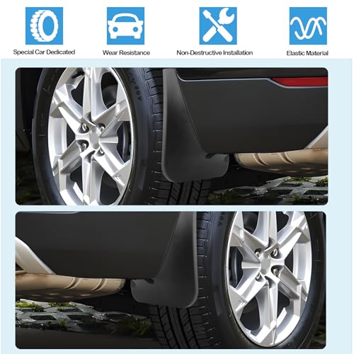 Image of 2021-2025 2026 Trailblazer Mud Flaps Splash Guards for 2026 Chevy Trailblazer Accessories No Drilling /Tape Mud Flaps Liner Fenders Compatible with 2021-2026 Chevy Trailblazer LS /LT /Activ(NOT FIT RS)