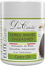 Don Cabello Curl Activator (500 ml) – Cream for defined curls – without rinsing with Castor Oil – Anti Frizz Professional Conditioner.
